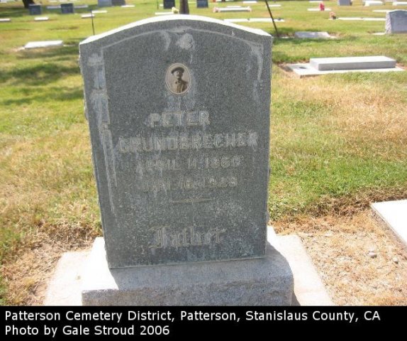 Grundbrecher Peter 1860-1928 Grabstein